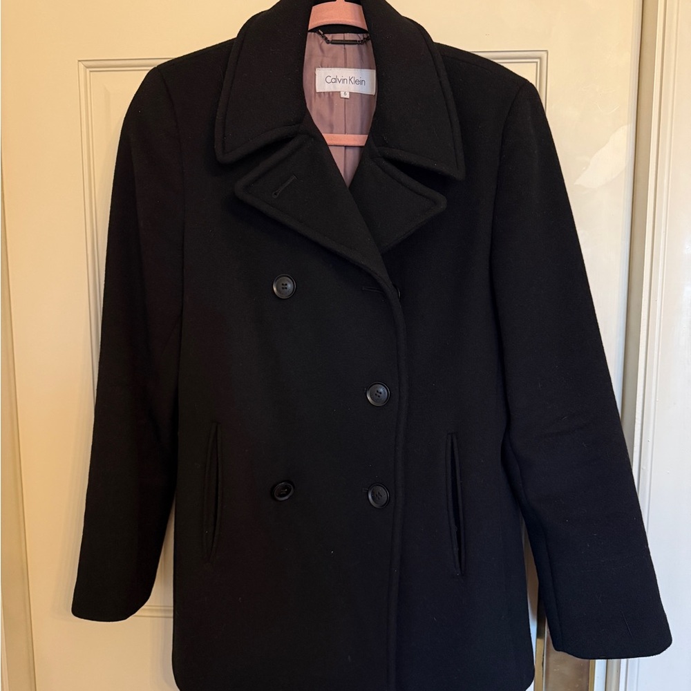 Calvin Klein Women's Classic Black Peacoat
